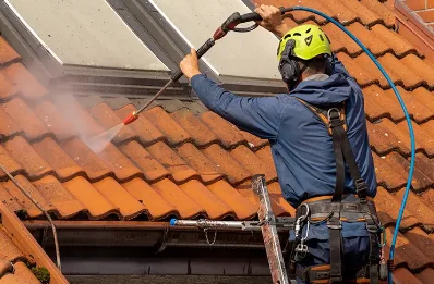 Démoussage et hydrofuge de toiture à Larringes